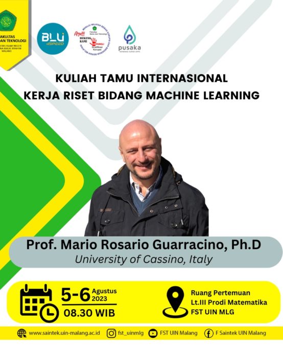 Kuliah Tamu Prof. Mario Rosario Guarracino, Ph.D tentang Machine Learning